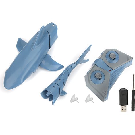 Bateau Jouet Télécommandé 2.4G Simulation de Poisson pour Piscine et Baignoire (1/5)
