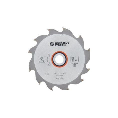WS24 HM-lama per sega circolare legno 160 x 1,8 x 20 WZ 12 - WS24-100414 (1/2)
