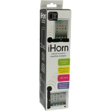 Trade Shop - Funda Altavoz Soporte Para Ipad 1 2 3 Nueva Silicona Soporte Ihorn -