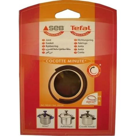 Guarnizione pentola a pressione seb alluminio 220 mm 4 5 a 6 litri