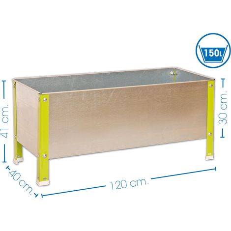 Simonrack Simongarden Urban Pflanzkasten Metall grün 150L