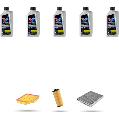 Kit tagliando 3 FILTRI e 5L OLIO compatibile con Bmw x1 (U11) 18i 100kw dal 2022 (1/5)
