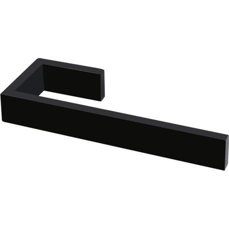 Support Mural Multifonction, 5 Crochets en Inox 304 Noir, Design Modulable, Gain de Place, Pour Serviettes, Ustensiles, Écharpes (1/4)