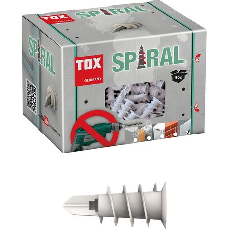cheville pour plaques de plâtre Spiral 32 mm, 50 pièces, 068100231 (1/5)