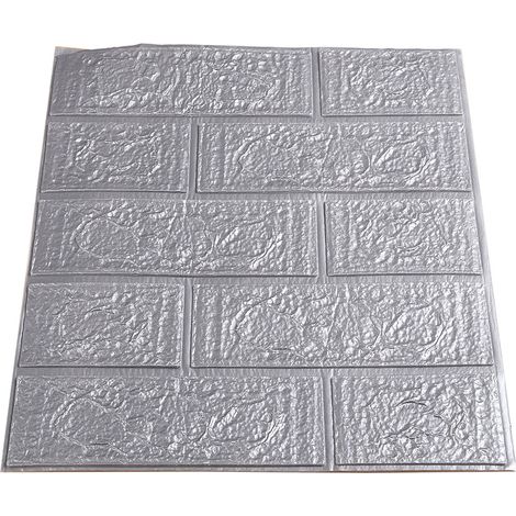 15PCS Self-Adhesive 3D Wall Panels Wallpaper with Brick Effect