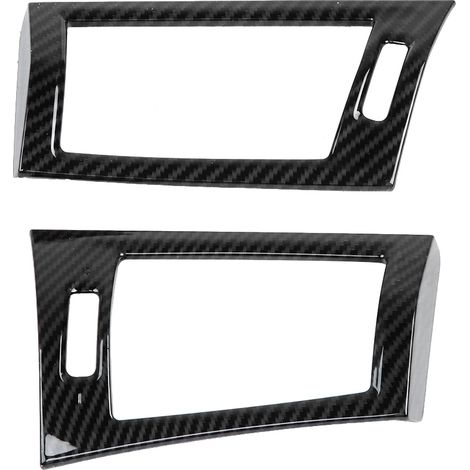 2 pièces garniture de sortie d'aération latérale texture fibre de carbone, compatible X3 F25 2011-2017 conduite à gauche (1/5)