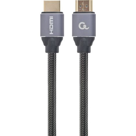 Cable trenzado HDMI 4K UHD 60Hz M/M conectores metalicos 2mt (1/2)