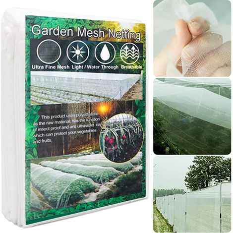 Filet Anti Insectes Jardin Filet Protection Insectes Potager Peut Etre Coupé Filet Anti Oiseaux Idéal Oour Les Jardins Les Myrtilles Les Tomates Petits Arbustes Insectes Protection (1/5)