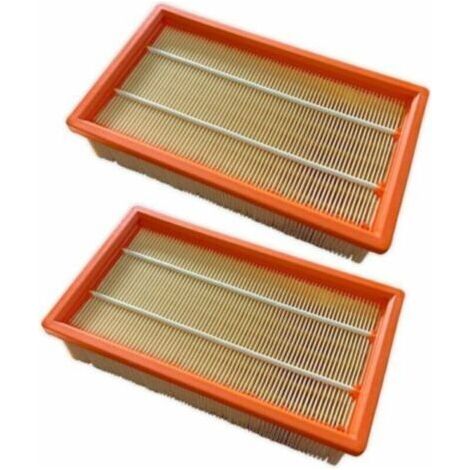 Ersatz-Flachfilter für Kärcher NT 25/1 Ap/NT 35/1 Ap/NT 45/1 NT 55/1 NT 361 NT 561 NT 611 Tact Te M Eco. Ersatzfilter. Staubsauger-Ersatzteil 6.904-367.0, 2 Stück. (1/5)