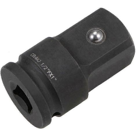 Adaptateur pour douille à impact 1/2 pouce x 1 pouce, femelle vers mâle, en acier au chrome-molybdène OTN, Happy H SZRH (1/3)