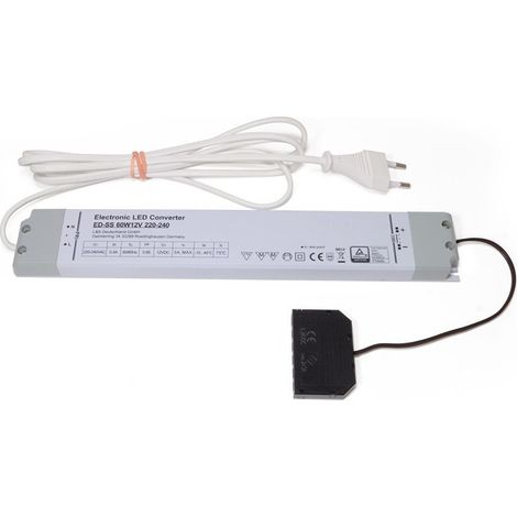 Convertidor LED 230 V 12 V 60 W 290mm L&S