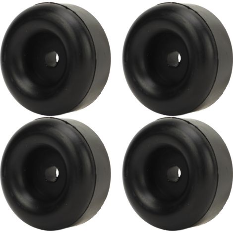 Pare-chocs rond en caoutchouc pour porte de rampe de remorque de 2.5 pouces, 4 pièces, avec coussin de trou, pour navires de camping-car cargo (1/5)