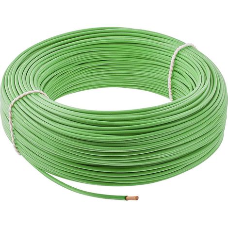 HELU KABEL FÜNFNORM 1X0,75mm² AWG19 GN (grün) Einzelader grün AD 2,9mm VPE 100,0 Meter Nennspannung Uo/U 450V/750V nach UL/CSA 600V - 1 Stück