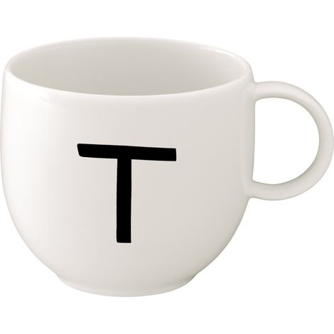 Villeroy & Boch Tasse mit T-Buchstaben