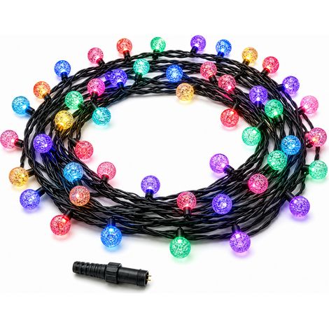 Guirlande 40 Boules LED Extérieur Raccordable Multicolore 6 m (1/5)