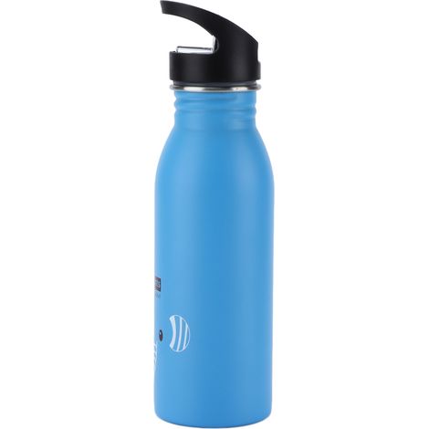 Bouteille d'eau isotherme en acier inoxydable 500ml avec bec ergonomique pour le sport et les activités extérieures - Design Éléphant Bleu (1/5)
