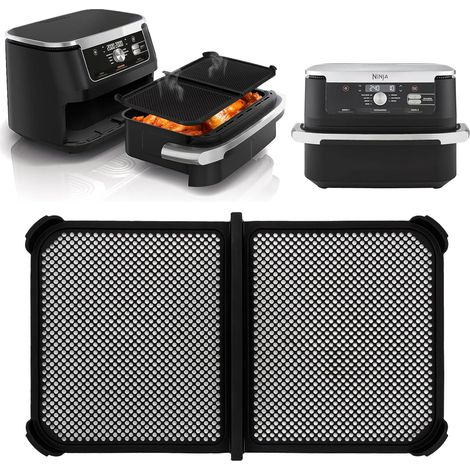 1 Grille Anti Projection Silicone Pour Air Fryer Ninja 10,4 L AF500EU, Résistant Chaleur 240°C, Accessoire Réutilisable Cuisine