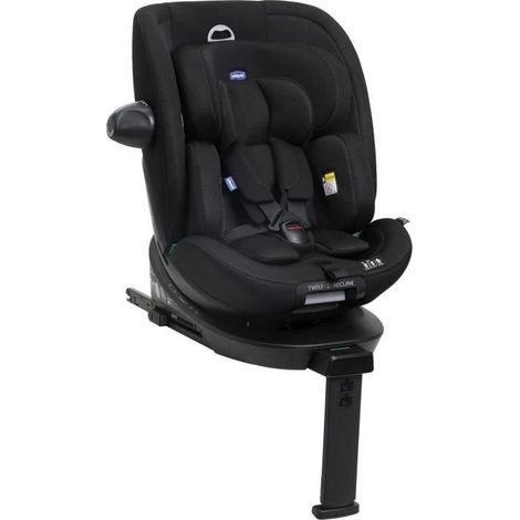 Autokindersitz - CHICCO - EVERONE - Gruppe 0/1/2/3 - I-Size - Drehbar - Neigbar - Sitzverkleinerer - Schwarz