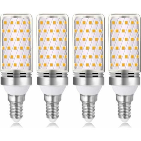 E14 16W LED Bulb Warm White 3000K 1600lm, E14 100W 120W Halogen Lamp Equivalent, AC 230V, non-dimmable, 4pcs (1/4)