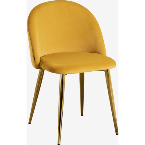 Set di 4 sedie da pranzo imbottite e in acciaio Kana SKLUM (1/5)
