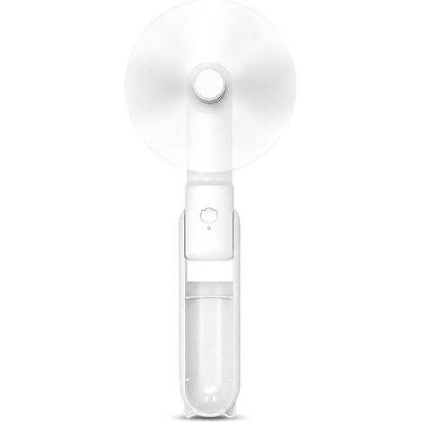 Mini Ventilateur Usb, Pliable à 270° avec LanièRe, Ventilateur Portable Rechargeable, LéGer, Ventilo Portable IdéAl pour Voyages, Concerts, Maquillage et Camping (Blanc) (1/5)