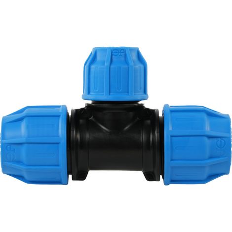 John Guest MDPE Compression Reducing Tee - 32mm x 32mm x 25mm (1/3)