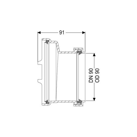 KESSEL-Manchon - DN 90, 83091