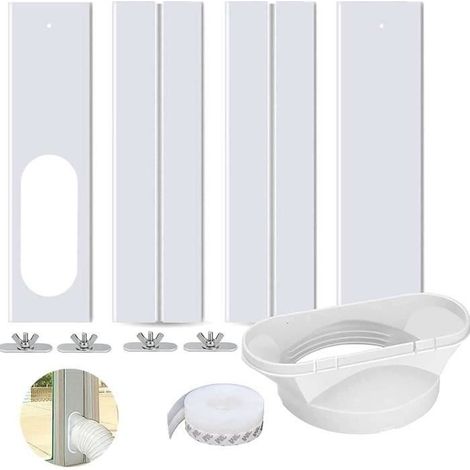 Kit D'étanchéité pour Fenêtres Coulissantes Accessory sur Climatiseur Mobile Convient Aux Ouvertures de Fenêtres de 45 À 160 CM (1/4)