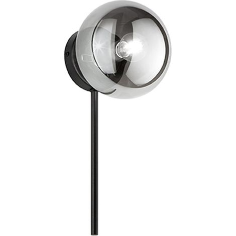 Applique murale moderne en verre soufflé Jewel - Noir (1/2)
