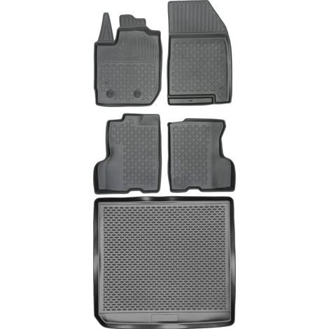 Ensemble de tapis de sol et de coffre pour Dacia Duster II SUV (à partir de 2018).