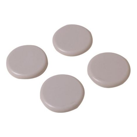 TEC HIT 110001- 4 patins glisseurs en plastique diamètre 50 mm (1/2)