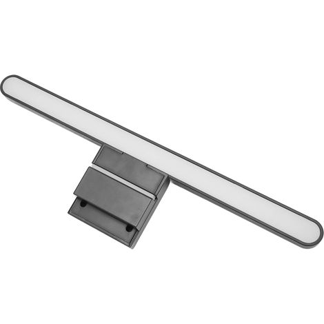 Barre lumineuse professionnelle asymétrique pour écran d'ordinateur portable, avec interrupteur tactile et interface USB-C. (1/4)