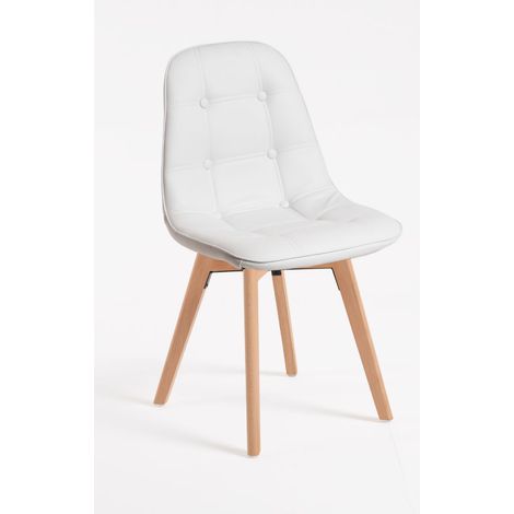 Sillas Comedor - Silla Vorak - Blanco (1/5)