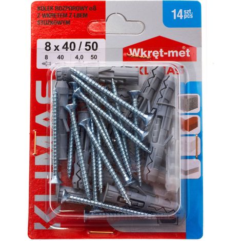 Klimas Wkręt-Met Betonschrauben 8 x 50 mm 14 Stück. (1/2)
