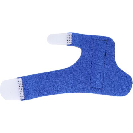 Protecteur de Pouce Bébé, Attelle de Stabilisation Souple pour Enfant, Support Anti-Succion Bleu (1/5)