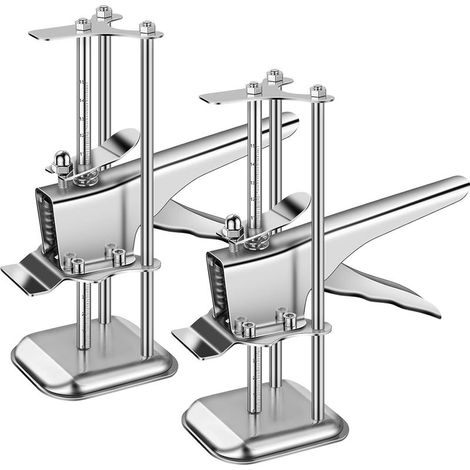 2-Piece Arm Hand Tool Jack, Precision Clamping Tool with Scale, Stainless Steel Door and Window Lifter (1/5)
