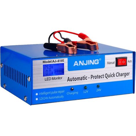 Chargeur à impulsions intelligent pour batterie 12 V - 24 V