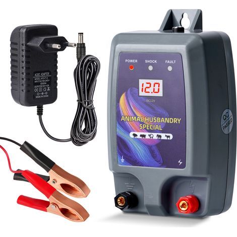Hochleistungs-Elektrozaun für Nutztiere – Weidezaungerät mit 3 Leistungsstufen für die Geflügelzucht RTGPT (1/5)