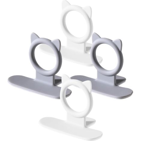 de siège de toilette en silicone YARNOW lot de 4 (1/5)