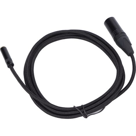 Câble adaptateur XLR 3 broches mâle vers jack 3,5 mm femelle, pointe plaquée or 24K, pour amplis, tables de mixage et tablettes, 2 m / 6,6 pi (1/5)