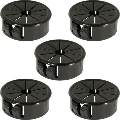 Cyclingcolors – Lot de 5 passe-fils encastrables pour câbles diamètre 20,6 mm – Plastique polyamide 6.6 – Anti-vibration – Température max 105°C