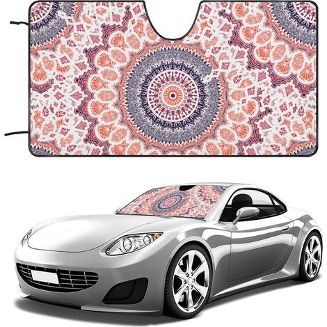 Caricature Universal Fit Pare-soleil pour pare-brise de voiture,