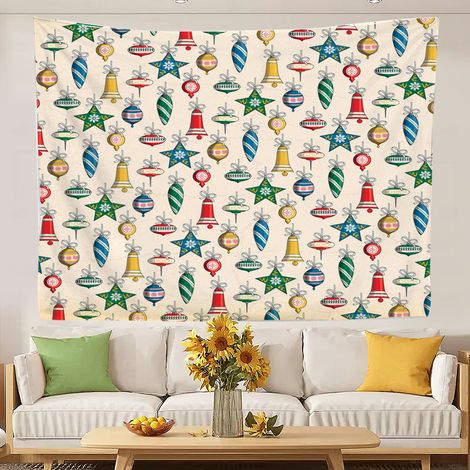 tapisserie abstraite rétro pour chambre à coucher, tissu de fond pour décoration murale 200x150cm (1/5)
