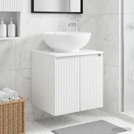 Vanidad con Lavabo de Pared 49,5 x 44,5 x 65 cm