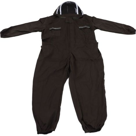 Combinaison d'apiculteur verte tout-en-un, vêtements de protection complets en Polyester respirant et ventilé pour apiculteur (1/5)