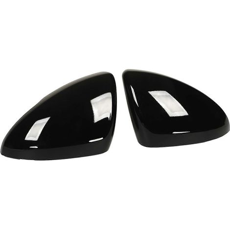 Deux coques de rétroviseurs extérieurs, gauche et droite, noir brillant, de remplacement pour les rétroviseurs intérieurs, compatibles avec Chevy Cruze. (1/5)