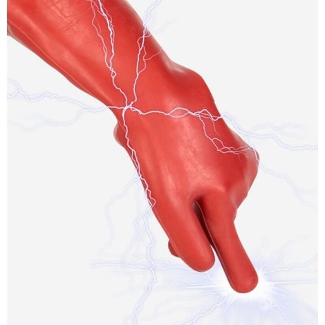 Gants d'électricien isolants 12 kV en caoutchouc, gants isolants pour électricien 40x18 cm (1/4)