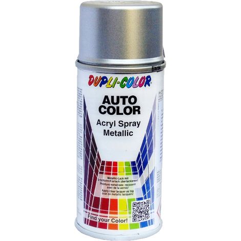 Vernice spray Dupli Color 10-0113 150ml Argento Metallizzato LA7W VW Audi (1/2)