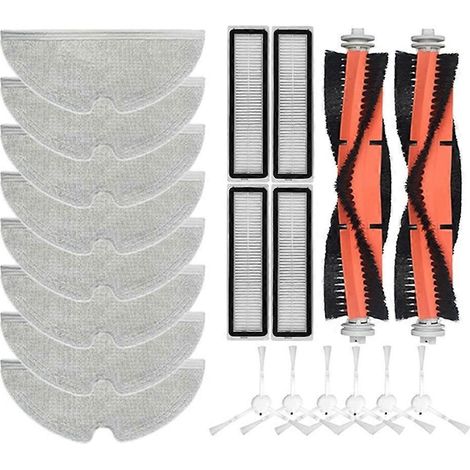 Ersatzteile und Verbrauchsmaterialien für die Saugroboter Dreame D9, D9 Max und L10 Pro: Hauptbürste, HEPA-Filter und Reinigungstücher. (1/5)
