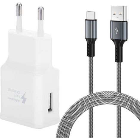 Chargeur rapide USB Type-C-KAL-Type C 2M,Fast Charge 3.0,Pour Samsung Galaxy S20/S10/S9/S8,Note 20/10/9/8,Google Pixel (1/5)